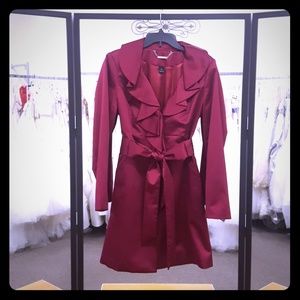 White House Black Market satin jacket